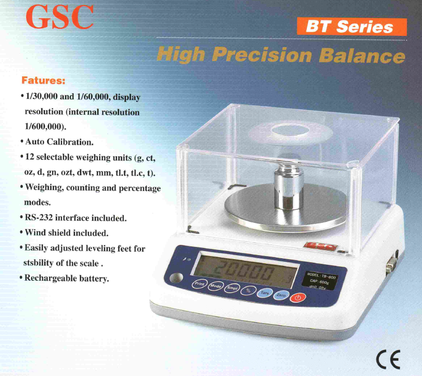 Digital Scale Rechargeable Balance Weight High Precision